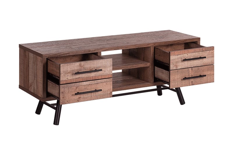 Illari TV-Benk 127 cm - Tre/Natur - Møbler - Mediamøbel & tv møbel - TV-benk & mediabenk