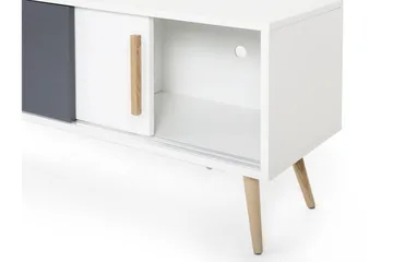 Indiana Tv-Benk 40x160 Cm - Hvit - Møbler - Mediamøbel & tv møbel - TV-benk & mediabenk