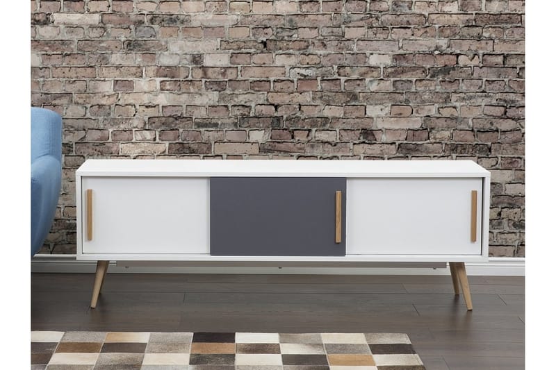 Indiana Tv-Benk 40x160 Cm - Hvit - Møbler - Mediamøbel & tv møbel - TV-benk & mediabenk