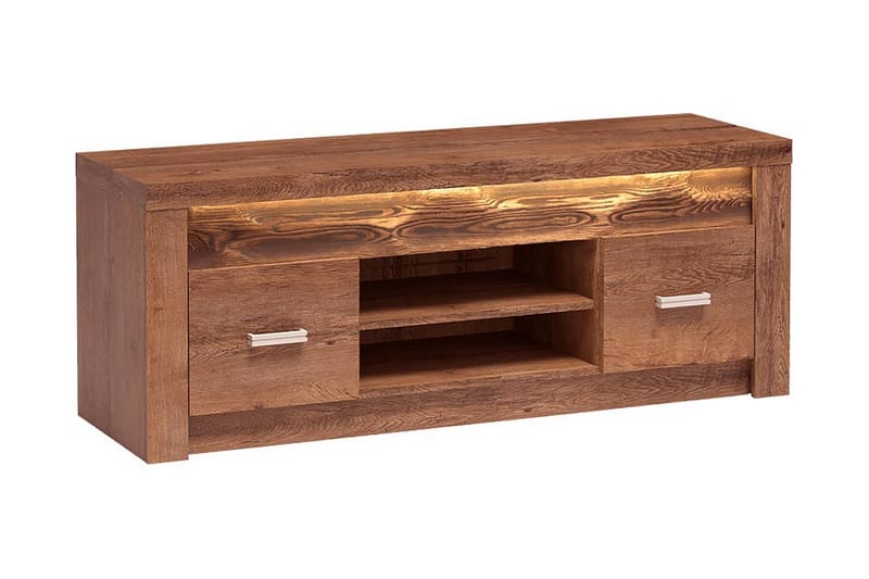 Indianapolis TV-benk 137x42x53 cm - Brun - Møbler - Mediamøbel & tv møbel - TV-benk & mediabenk