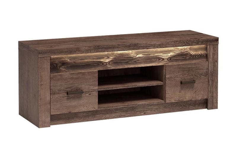 Indianapolis TV-benk 137x42x53 cm, Hvit LED-belysning