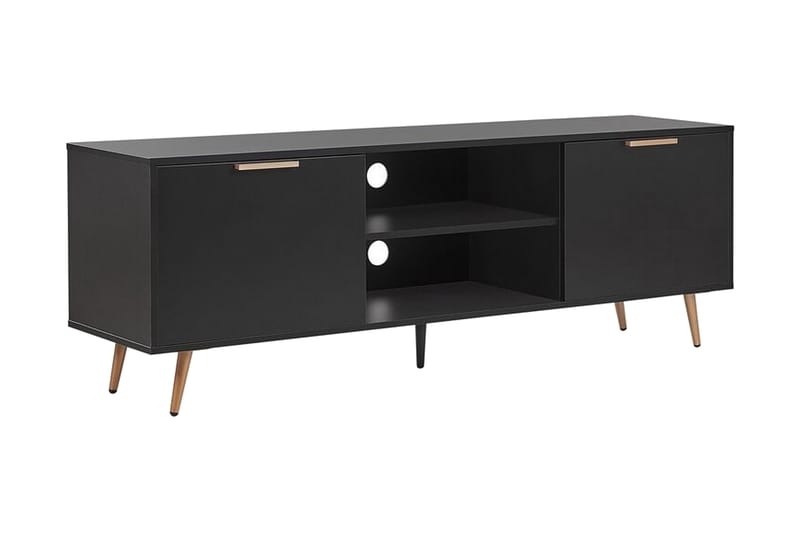 Indio TV-benk 166x40 cm - Svart - Møbler - Mediamøbel & tv møbel - TV-benk & mediabenk