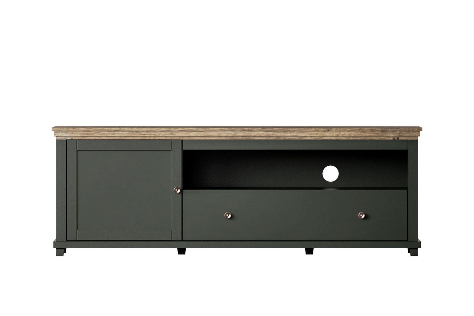 Ivreri Tv-benk 181 cm - Khaki/Natur - Møbler - Mediamøbel & tv møbel - TV-benk & mediabenk