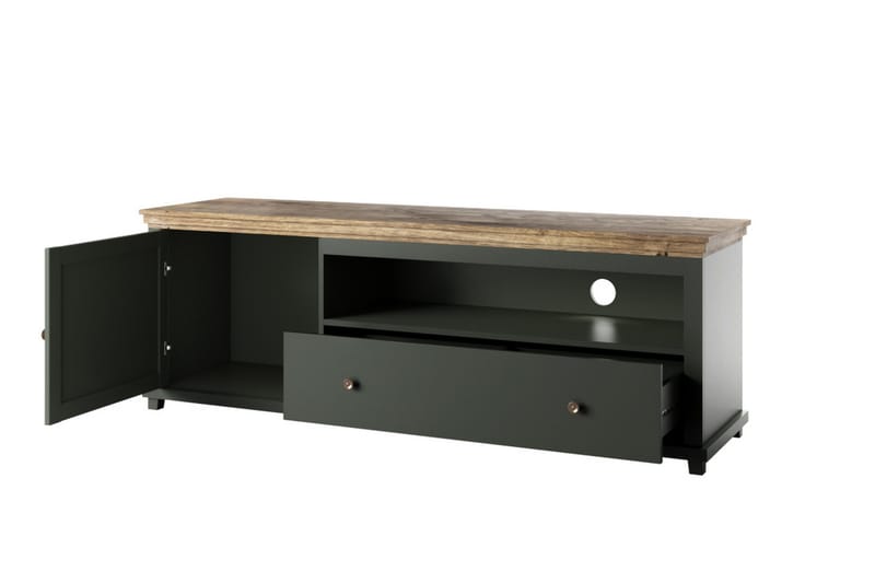 Ivreri Tv-benk 181 cm - Khaki/Natur - Møbler - Mediamøbel & tv møbel - TV-benk & mediabenk