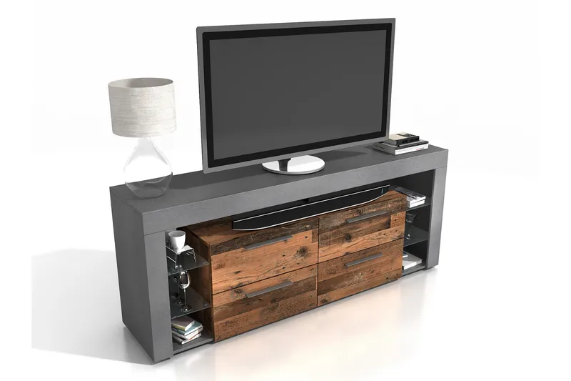 Jernae TV-Benk 180 cm - Brun - Møbler - Mediamøbel & tv møbel - TV-benk & mediabenk