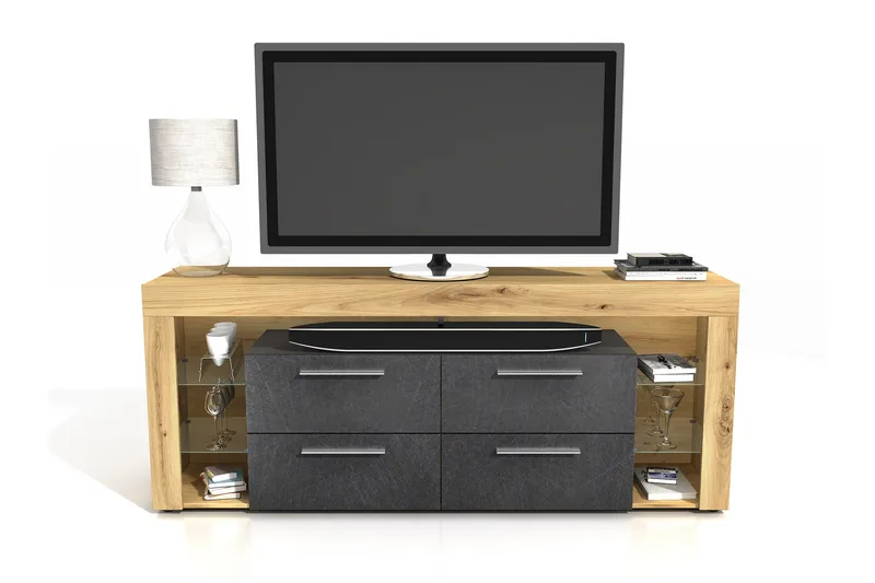 Jernae TV-Benk 180 cm - Brun - Møbler - Mediamøbel & tv møbel - TV-benk & mediabenk