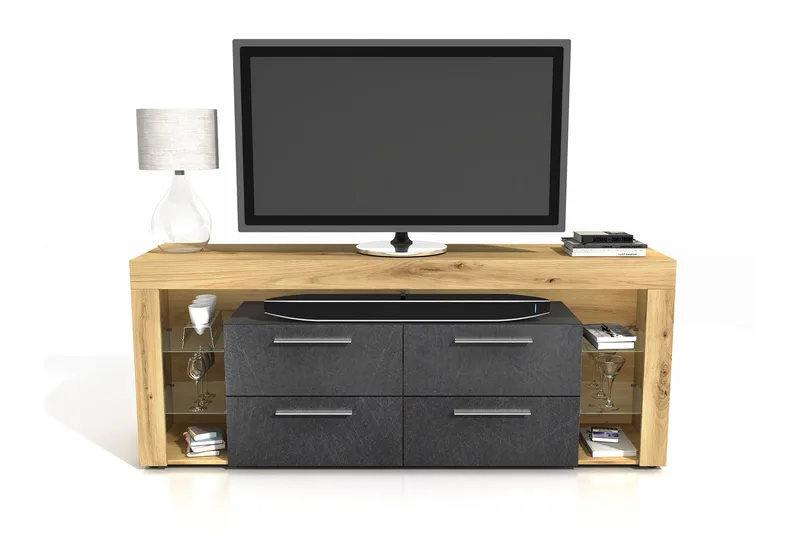 Jernae TV-Benk 180 cm - Brun - Møbler - Mediamøbel & tv møbel - TV-benk & mediabenk