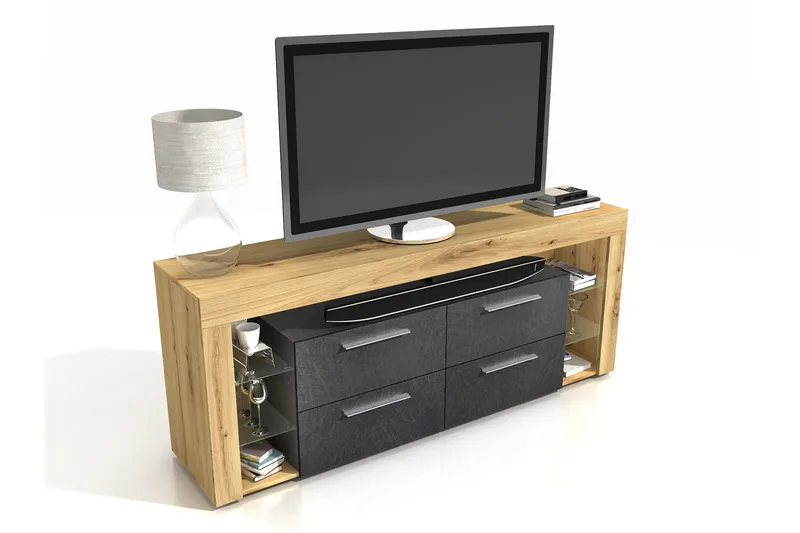 Jernae TV-Benk 180 cm - Brun - Møbler - Mediamøbel & tv møbel - TV-benk & mediabenk