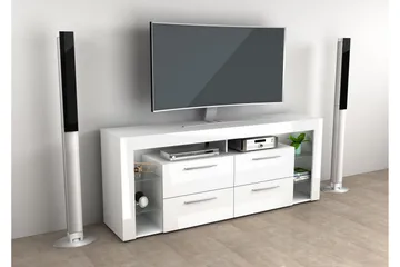 Jernae TV-Benk 180 cm - Hvit - Møbler - Mediamøbel & tv møbel - TV-benk & mediabenk