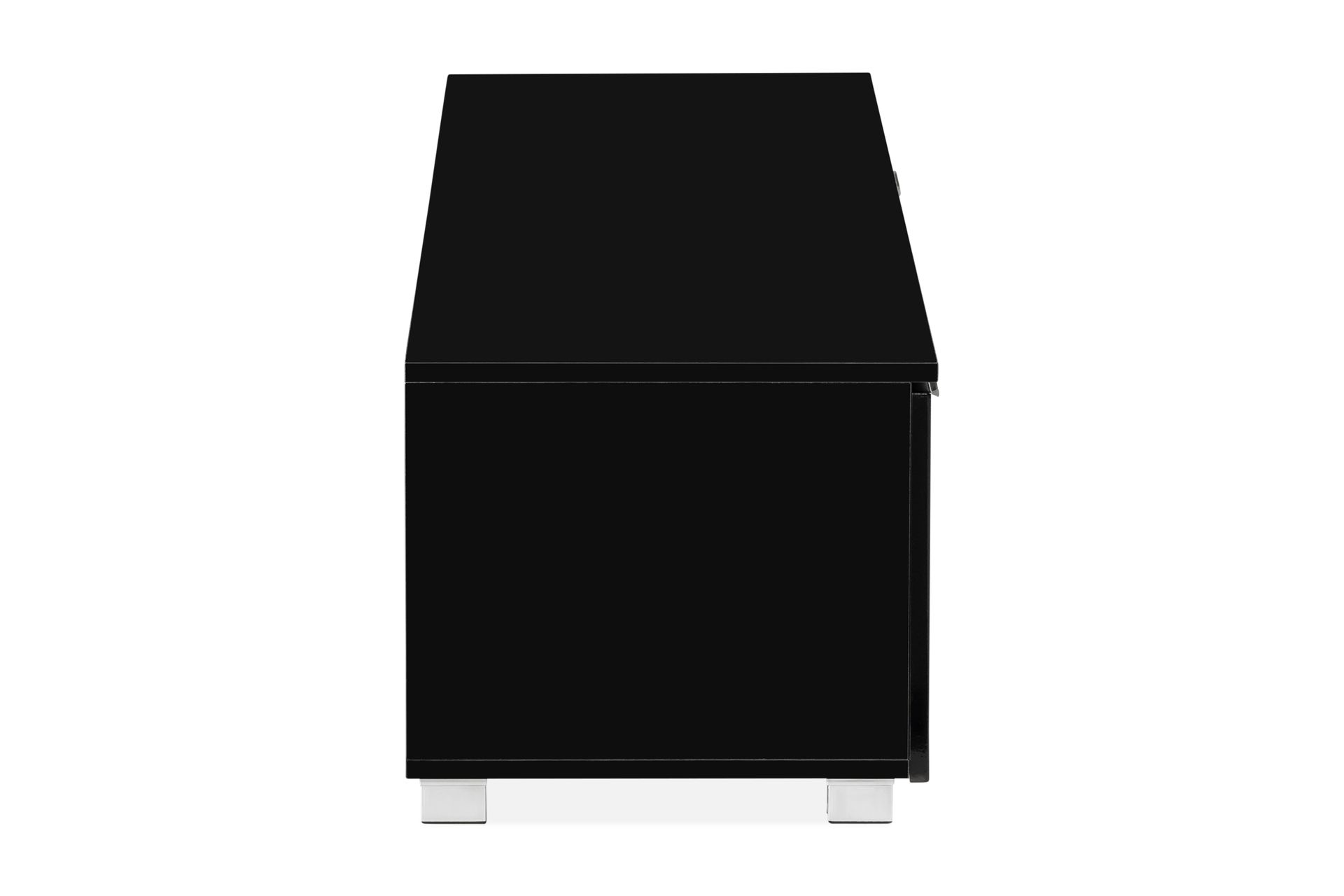 Jugansbo TV-benk 140 cm LED-belysning - Svart - Møbler - Mediamøbel & tv møbel - TV-benk & mediabenk