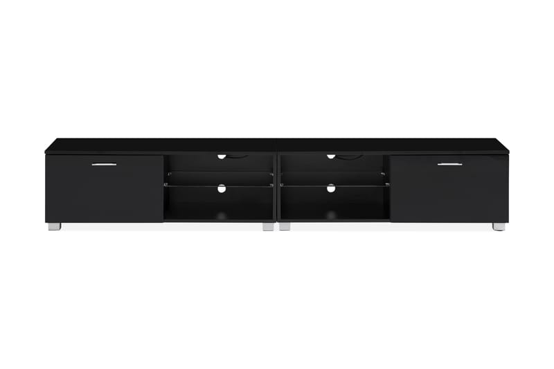 Jugansbo TV-benk 200 cm LED-belysning - Svart - Møbler - Mediamøbel & tv møbel - TV-benk & mediabenk