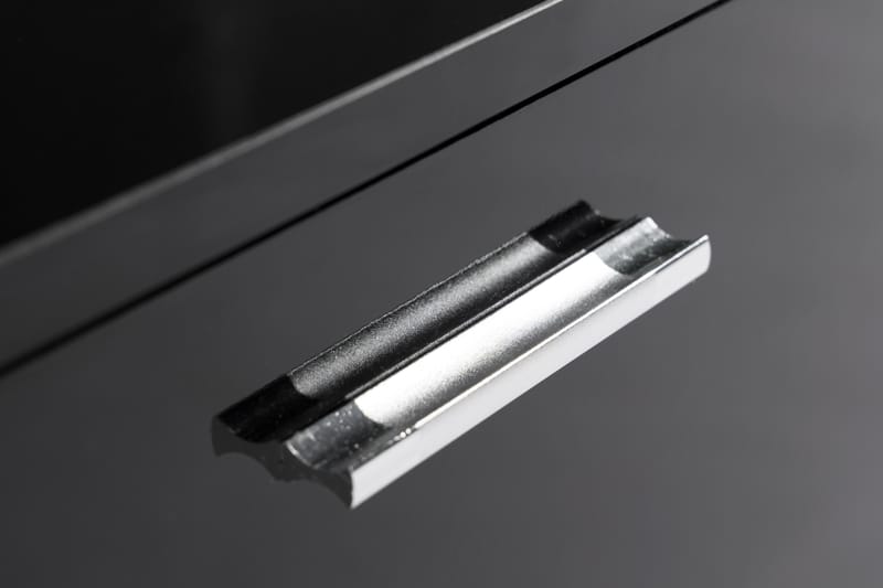 Jugansbo TV-benk 200 cm LED-belysning - Svart - Møbler - Mediamøbel & tv møbel - TV-benk & mediabenk