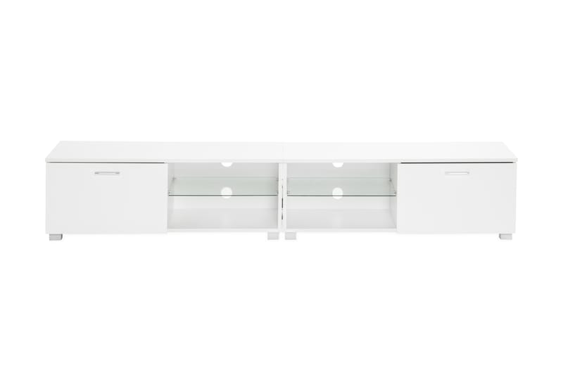 Jugansbo TV-benk 200 cm med LED-belysning - Hvit - Møbler - Mediamøbel & tv møbel - TV-benk & mediabenk
