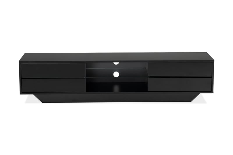 Jugansbo Tv-benk 36 cm med LED Belysning - Svart - Møbler - Mediamøbel & tv møbel - TV-benk & mediabenk