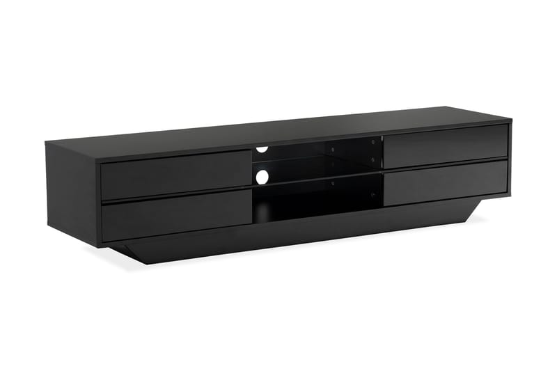 Jugansbo Tv-benk 36 cm med LED Belysning - Svart - Møbler - Mediamøbel & tv møbel - TV-benk & mediabenk