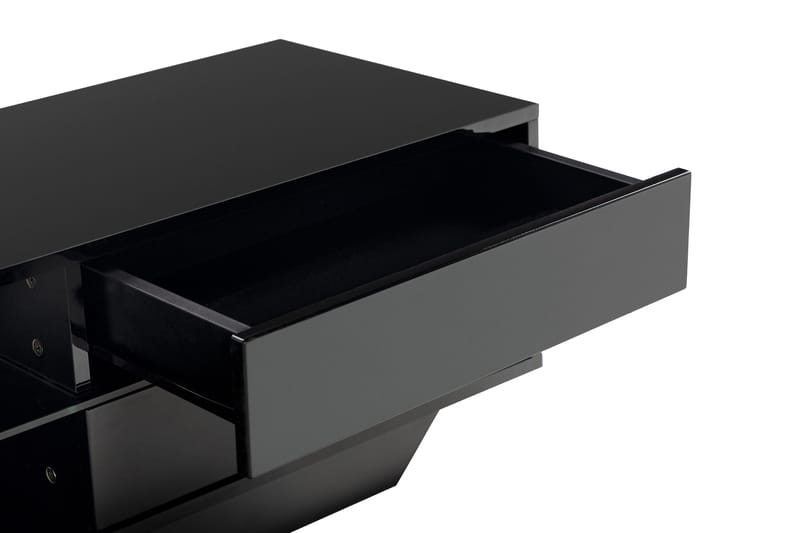 Jugansbo Tv-benk 36 cm med LED Belysning - Svart - Møbler - Mediamøbel & tv møbel - TV-benk & mediabenk