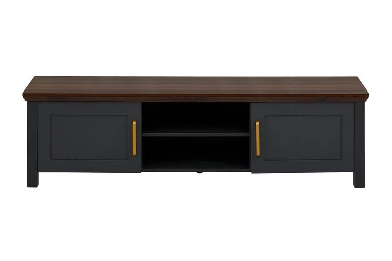 Juntolah Tv-benk 160x39 cm - Svart - Møbler - Mediamøbel & tv møbel - TV-benk & mediabenk