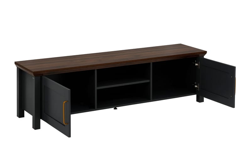 Juntolah Tv-benk 160x39 cm - Svart - Møbler - Mediamøbel & tv møbel - TV-benk & mediabenk
