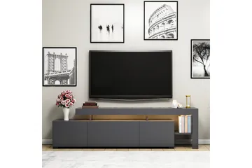 Jurukovo TV-benk 192 cm - Antrasitt - Møbler - Mediamøbel & tv møbel - TV-benk & mediabenk