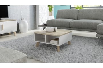 Kardos TV-benk 60 cm - Hvit/Eik - Møbler - Mediamøbel & tv møbel - TV-benk & mediabenk