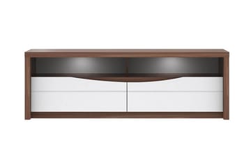 Keoisha TV-benk 148 cm - Brun/Hvit - Møbler - Mediamøbel & tv møbel - TV-benk & mediabenk