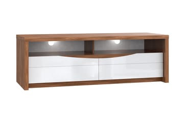 Keoisha TV-benk 148 cm - Brun/Hvit - Møbler - Mediamøbel & tv møbel - TV-benk & mediabenk