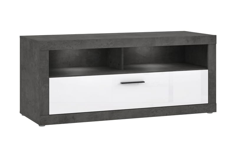 Kranea Tv-benk 138 cm - Grå/Hvit - Møbler - Mediamøbel & tv møbel - TV-benk & mediabenk
