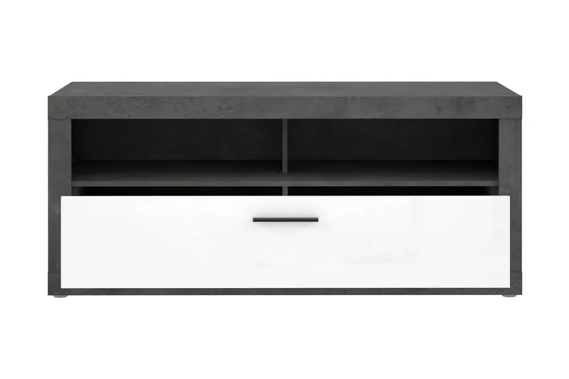 Kranea Tv-benk 138 cm - Grå/Hvit - Møbler - Mediamøbel & tv møbel - TV-benk & mediabenk
