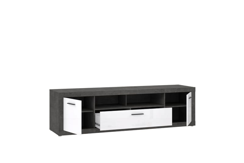Kranea Tv-benk 213 cm - Grå/Hvit - Møbler - Mediamøbel & tv møbel - TV-benk & mediabenk