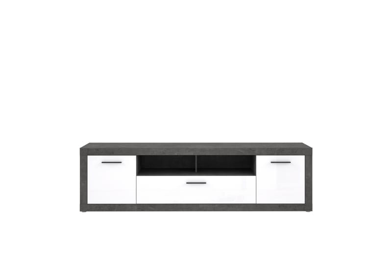Kranea Tv-benk 213 cm - Grå/Hvit - Møbler - Mediamøbel & tv møbel - TV-benk & mediabenk