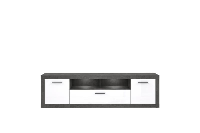 Kranea Tv-benk 213 cm - Grå/Hvit - Møbler - Mediamøbel & tv møbel - TV-benk & mediabenk