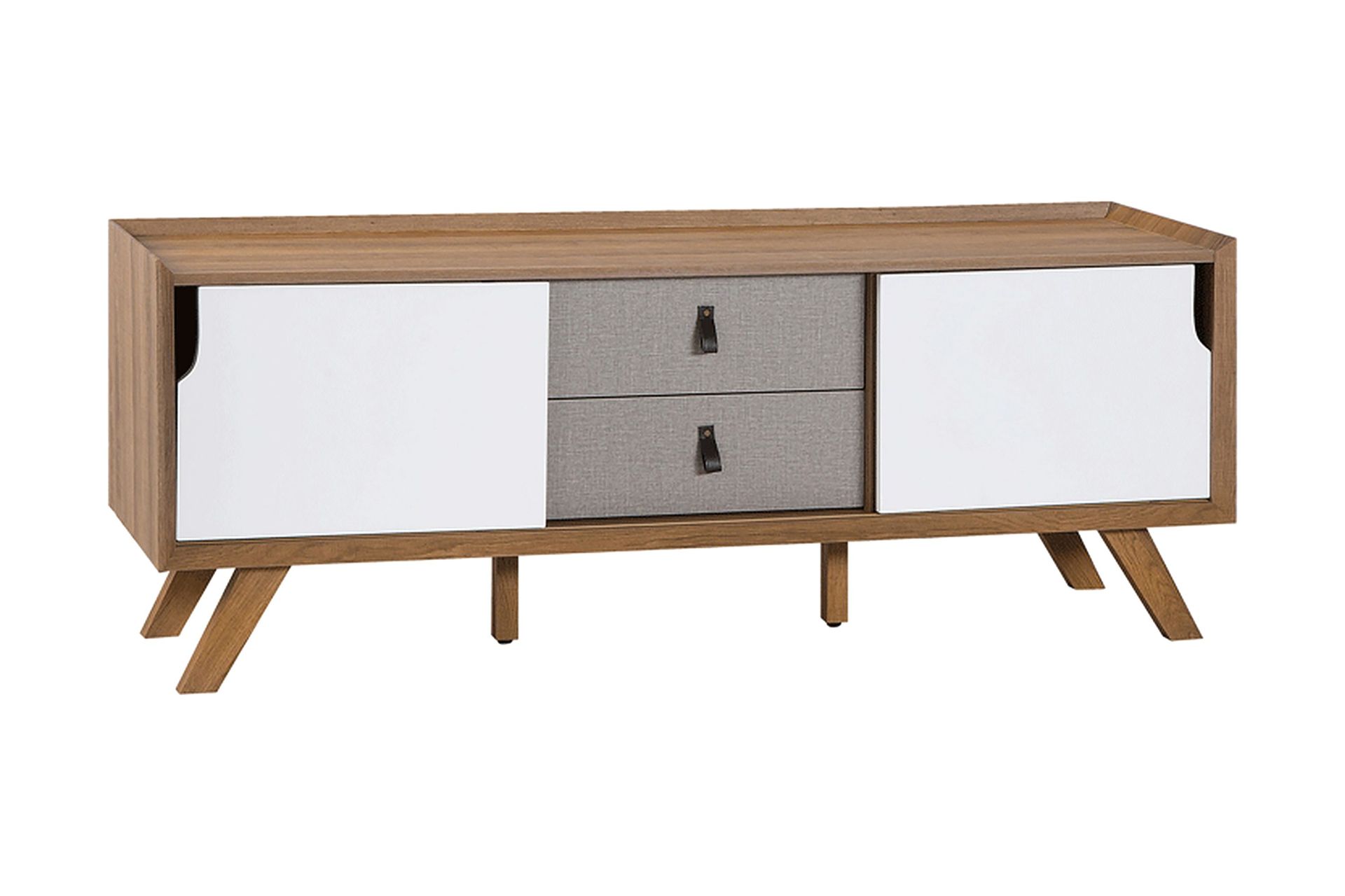 Laiya TV-Benk 147 cm - Hvit