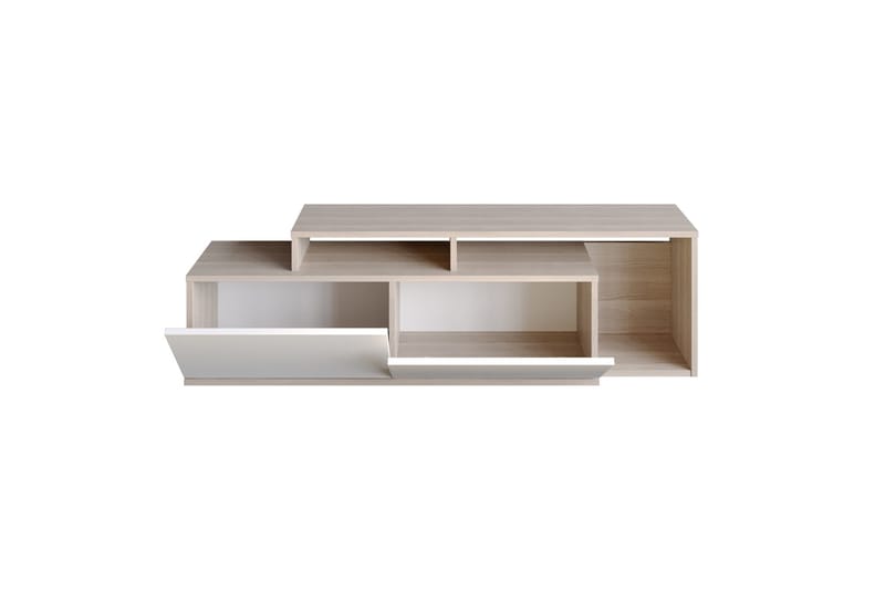Lameyze Tv-benk 150 cm - Natur/Hvit - Møbler - Mediamøbel & tv møbel - TV-benk & mediabenk
