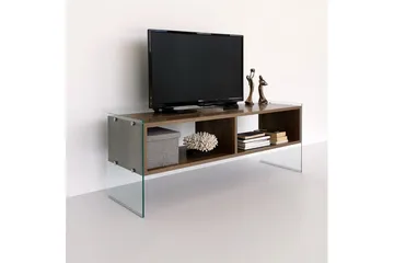 Lekkenne TV-benk 122 cm - Brun - Møbler - Mediamøbel & tv møbel - TV-benk & mediabenk