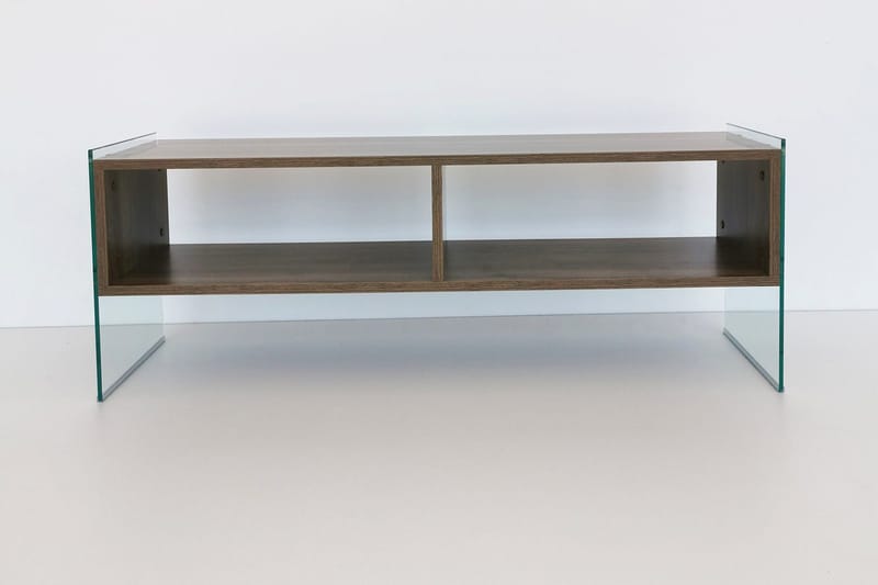 Lekkenne TV-benk 122 cm - Brun - Møbler - Mediamøbel & tv møbel - TV-benk & mediabenk