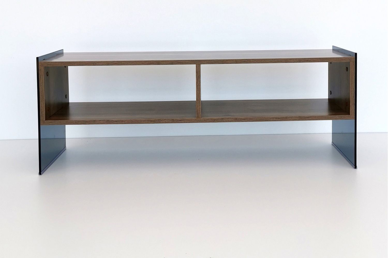 Lekkenne TV-benk 122 cm - Mørkebrun - Møbler - Mediamøbel & tv møbel - TV-benk & mediabenk