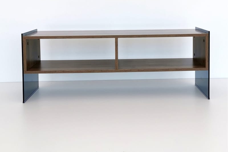 Lekkenne TV-benk 122 cm - Mørkebrun - Møbler - Mediamøbel & tv møbel - TV-benk & mediabenk