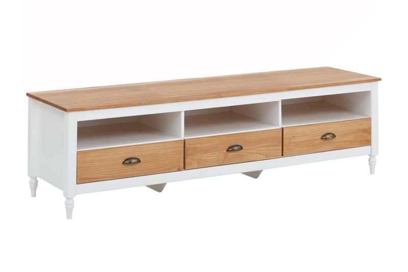 Lenham Tv-benk 110 cm - Hvit - Møbler - Mediamøbel & tv møbel - TV-benk & mediabenk