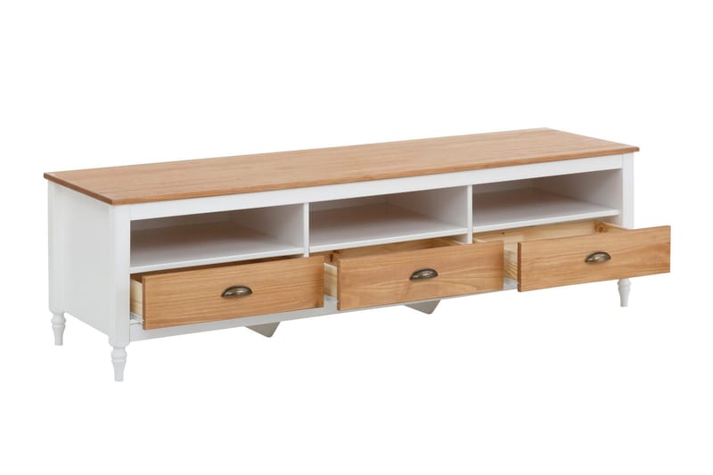 Lenham Tv-benk 110 cm - Hvit - Møbler - Mediamøbel & tv møbel - TV-benk & mediabenk