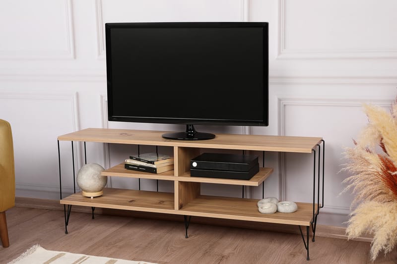 Leopoldis Tv-benk 120 cm - Natur - Møbler - Mediamøbel & tv møbel - TV-benk & mediabenk