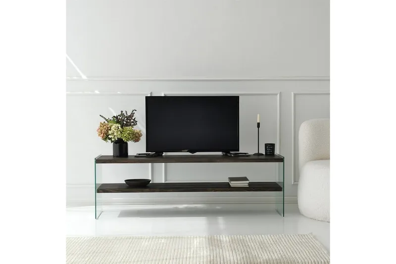 Lepinas TV-benk 140 cm - Antrasitt - Møbler - Mediamøbel & tv møbel - TV-benk & mediabenk