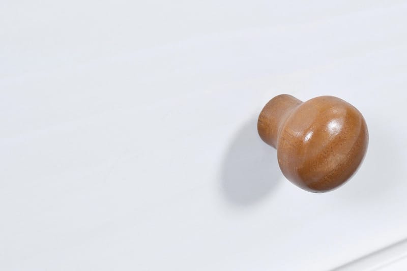 Livesey TV-benk 180 cm - Hvit/Brun - Møbler - Mediamøbel & tv møbel - TV-benk & mediabenk