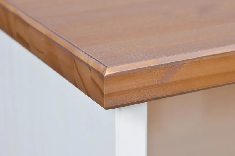 Livesey TV-benk 180 cm - Hvit/Brun - Møbler - Mediamøbel & tv møbel - TV-benk & mediabenk