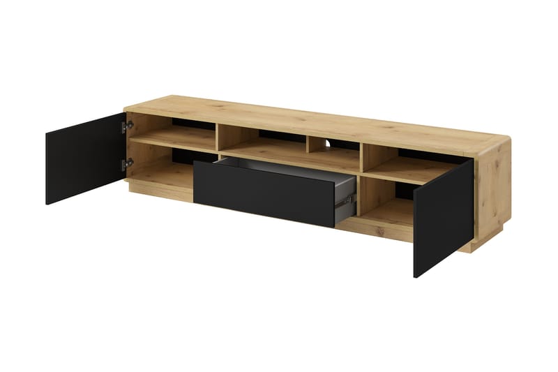 Louetta Tv-benk 200 cm - Flerfarget - Møbler - Mediamøbel & tv møbel - TV-benk & mediabenk