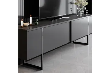 Luxe TV-benk 180x50 cm Svart - Hanah Home - Møbler - Mediamøbel & tv møbel - TV-benk & mediabenk