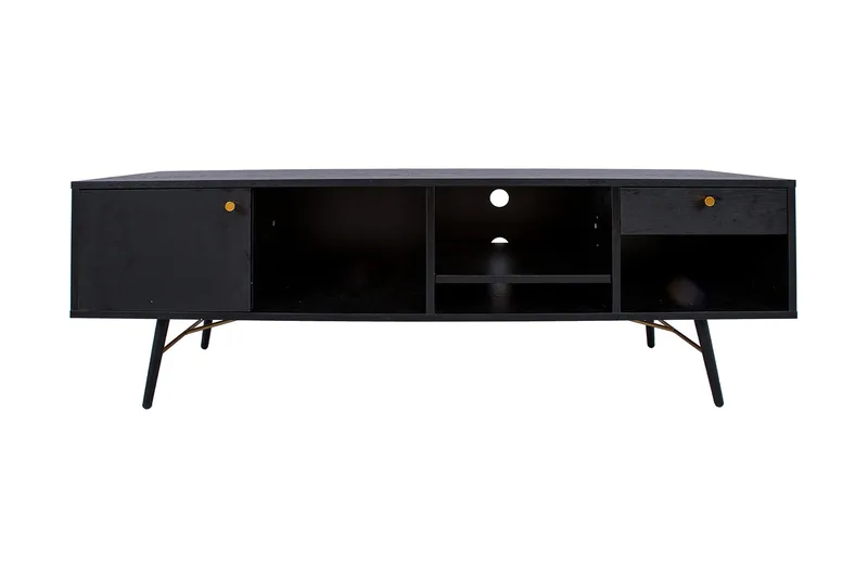Luxembourg TV Benk Svart / Kobber - Møbler - Mediamøbel & tv møbel - TV-benk & mediabenk