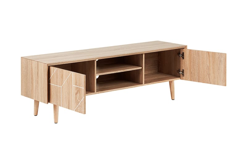 Magarian TV-Benk 150 cm - Tre/Natur - Møbler - Mediamøbel & tv møbel - TV-benk & mediabenk