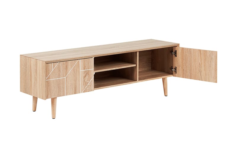 Magarian TV-Benk 150 cm - Tre/Natur - Møbler - Mediamøbel & tv møbel - TV-benk & mediabenk