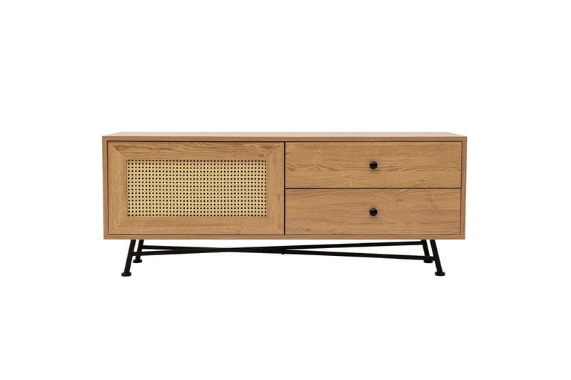 Makwana TV-benk 140 cm - Naturell - Møbler - Mediamøbel & tv møbel - TV-benk & mediabenk