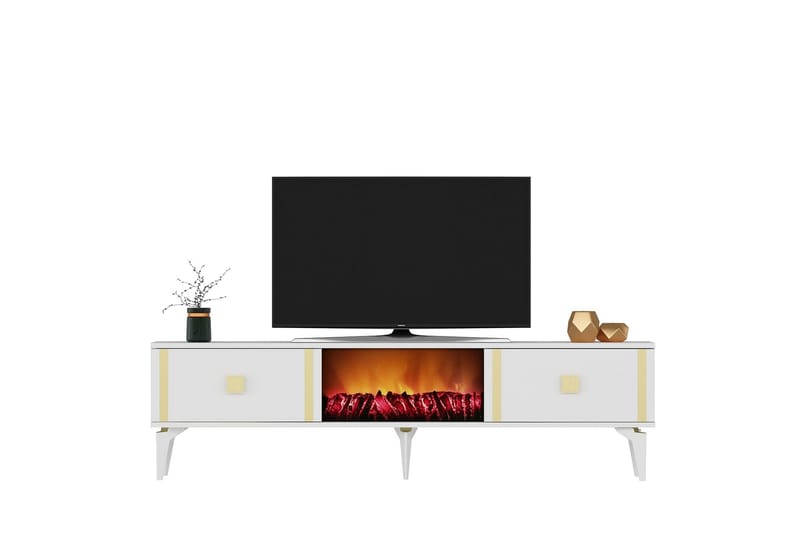 Male TV-benk 150 cm - Gull - Møbler - Mediamøbel & tv møbel - TV-benk & mediabenk